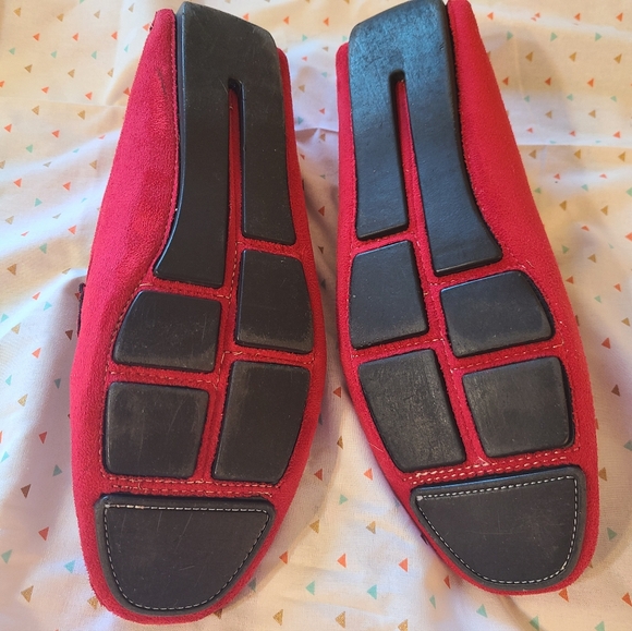 David Stone Men’s Faux Suede Loafers Size 11 - Picture 5 of 5